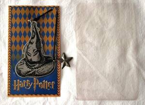 HARRY POTTER BOOKMARK OF THE SORTING HAT- METAL WITH A STAR CHARM-SCHOLASTIC 海外 即決