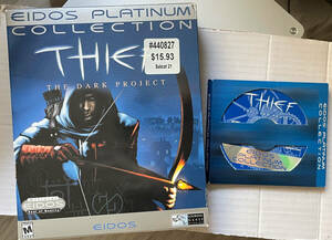 Thief The Dark Project (PC 1998) Eidos Platinum Collection Big Box Game 海外 即決