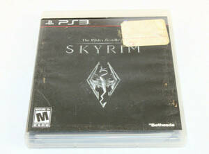 The Elder Scrolls V: Skyrim (PlayStation 3, 2011) PS3 Video Game Complete 海外 即決