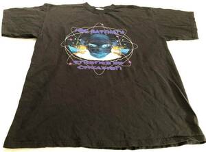 Joe Satriani Vintage 2000 Tour Engines of Creation Double-Sided Black T-Shirt XL 海外 即決