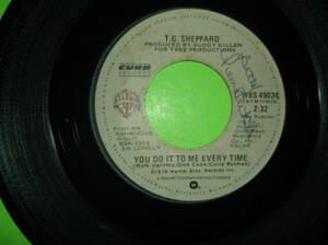 YOU DO IT TO ME EVERY 時間 / BY T'G' SHEPPARD 45 RPM 7" COUNTRY 1979 海外 即決