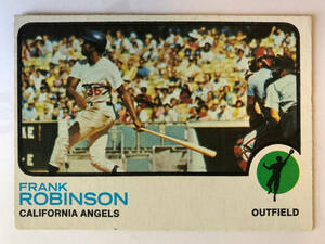 1973 Topps - Frank Robinson - #175 - California Angels - Ex 海外 即決