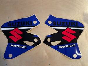 SUZUKI DRZ400 Blue Shroud Graphics Decals Drz400sm drz400e Laminated Thick 21mm 海外 即決