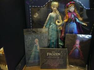 Disney's FROZEN Anna and Elsa Collector Doll Set by Brittney Lee Limited Edition 海外 即決