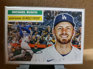 2023 Topps Archives #32 Michael Busch RC Los Angeles Dodgers 海外 即決