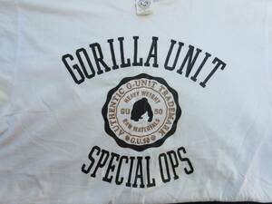 Vintage 00s Y2K G-Unit 50 Cent Gorilla Ape Rap Hip Hop Streetwear special ops XL 海外 即決