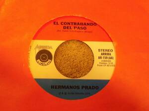 HERMANOS PRADO Tres Tumbas / El Contrabando Del Paso 7" 45 EX corrido 海外 即決