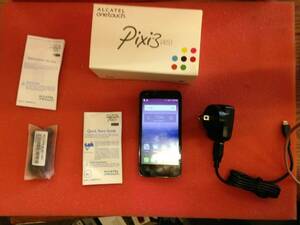 Alcatel One Touch Pixi 3 5.1 Android Cellphone (Black) *VI17 海外 即決