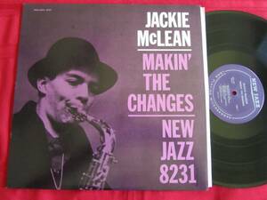 Jackie McLean LP~Makin' The チェンジス /~1985 reissue New Jazz-OJC-197インチ NM 海外 即決