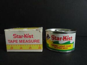 Vintage Star-Kist Tuna STAR KIST TAPE MEASURE W/Box Advertising promotional 海外 即決