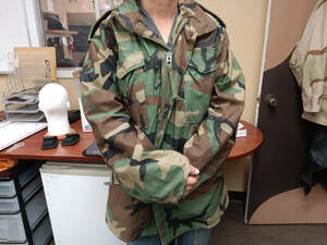 M-65 Field Jacket Small Regular Woodland Camo BDU Cold Weather Army Coat 海外 即決