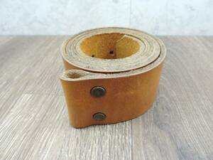 1.75" Brown Leather Belt 32-36 海外 即決