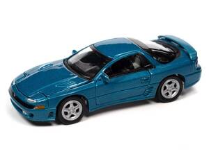 Auto World NEW '91 Mitsubishi 3000GT VR-4 (BLUE) 1:64 Scale Diecast Car AW392A 海外 即決