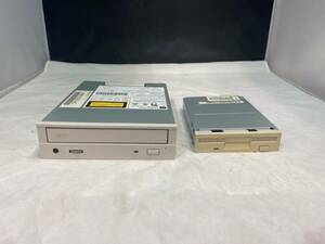 LOT of 2 Toshiba XM-5602B CD-Rom Drive & Panasonic JU-256A216P Floppy Drive Work 海外 即決