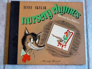 1946 SUNNY SKYLAR'S NURSERY RHYMES BUT NOT FOR CHILDREN 78 3-Record Set, Scarce 海外 即決