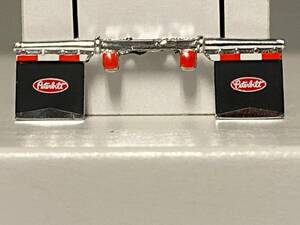 BLACK DCP1/64 PETERBILT 359/379/389 FLAPS WITH PETERBILT LOGO RED LIGHTS WEIGHTS 海外 即決