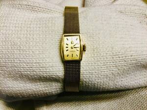 Vtg 10K Gold Filled OMEGA Women’s Swiss Wrist Watch 海外 即決