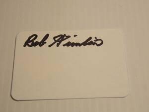 Robert Bob Gimlin Autographed Card Bigfoot Autograph Signed Auto Rare 海外 即決