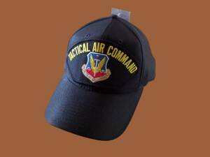 U.S AIR FORCE TAC MILITARY HAT OFFICIAL BALL CAP TACTICAL AIR COMMAND U.S.A MADE 海外 即決
