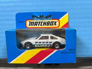 1/64 MATCHBOX SUPERFAST VINTAGE 1981 RARE TOYOTA SUPRA MB60 WHITE/BLACK/BLUE 海外 即決