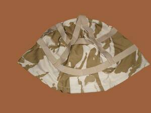 GENUINE BRITISH MILITARY HELMET COVER MK6 DESERT CAMOUFLAGE NATO SURPLUS 海外 即決