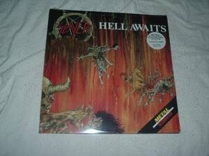 SLAYER Hell Awaits 新品未開封 !! + HYPE STICKER + POSTER !! オリジナル UK !! DMM 2LP 海外 即決