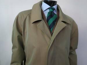 NWOT Cordings Piccadilly Made in England dark beige Rain/ Trench Coat Size 48 R 海外 即決