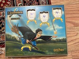 Vintage Harry Potter Quidditch Team Photo Frame Wood Board 2000 12"x14" 海外 即決