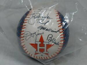 Vintage 90's Houston Astros Facsimile Reproduction Team Signed Baseball Kroger 海外 即決