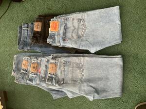 Various brand jeans, most in good condition, Levi’s, Wrangler and Sonoma. 海外 即決