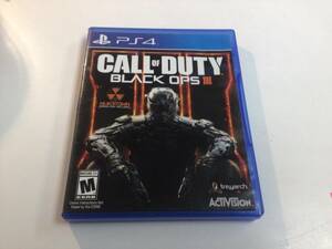 PS4 CALL OF DUTY BLACK OPS III PRE OWNED COMPLETE WITH MANUAL PLAYSTATION 4 海外 即決