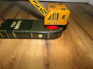 Vintage 1950s Linemar Marx Dockside Dock Loading Crane B-14 Wind Up Tin Toy Rare 海外 即決