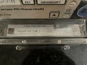 Final Fantasy VIII 8- PS1 Graded WATA BOX 8.0 SEAL "A" New Sealed Black Label 海外 即決