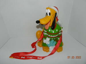 Disney Pluto Christmas Popcorn Bucket 海外 即決