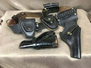 Vintage 2 Brauer Brother Holsters, Accessories Holsters, Meyers Belt w/ Cuffs 海外 即決