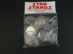 30 x New 1.5" Modern Star Wars Figure Display Stands-Wide stance 1995 and up T4c 海外 即決