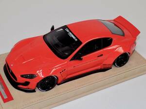 1/18 AB Models Maserati Granturismo Liberty walk Red No Decals Alcantara Base 海外 即決