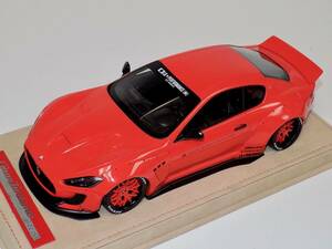 1/18 AB Models Maserati Granturismo Liberty walk Red Wheels Decals Alcantara 海外 即決