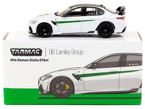 ALFA ROMEO GIULIA GTAM WHITE 1/64 DIECAST MODEL BY TARMAC WORKS T64G-TL031-MWG 海外 即決