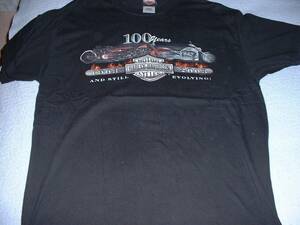 Harley Davidson Motorcycle, T Shirt, Black, Large, V Rod, Sportster, Sturgis 海外 即決