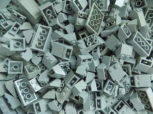 Lego Sloped Bricks Roof Modular Castle lot of 50 random pick lite gray colors 海外 即決