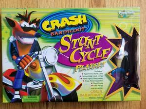 Playing Mantis MINT VINTAGE 1999 Crash Bandicoot Stunt Cycle Playset SEALED 海外 即決