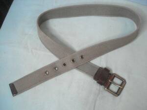 Gap Canvas and Leather Belt, sz 34, USA Made, Great Shape! 海外 即決