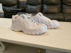 K-Swiss ST329 CMF White, Silver メンズ Training Sneakers Shoes 海外 即決