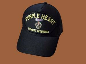 U.S MILITARY PURPLE HEART HAT U.S MILITARY OFFICIAL BALL CAP U.S.A MADE 海外 即決