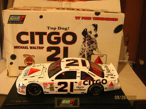 1/18 REVELL #4220 NASCAR # 21 M. WALTRIP 1997 FORD THUNDERBIRD "CITGO"-1 OF 3120 海外 即決