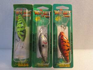 3 Vintage Original Hot Lips Express Deep Crank Baits Luhr Jensen Pre Rapala 海外 即決