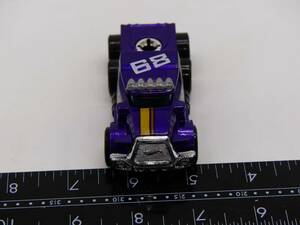 2013 Hot Wheels Rumble Road Semi Truck Diecast Car Purple 68 Toy 海外 即決