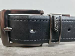 Dickies Black & Brown Coated Leather Reversible Belt Mens Size 32 11GD0248 海外 即決