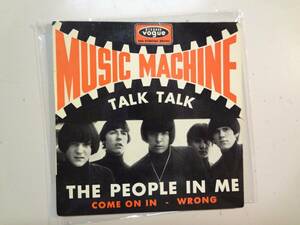 MUSIC MACHINE: Talk Talk +3- France 7" バイナル 1966 Disques Vogue INT.18121 EP PCV 海外 即決